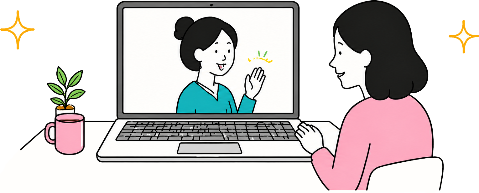 次回レッスンにつながる学習サイクルを表すイラスト